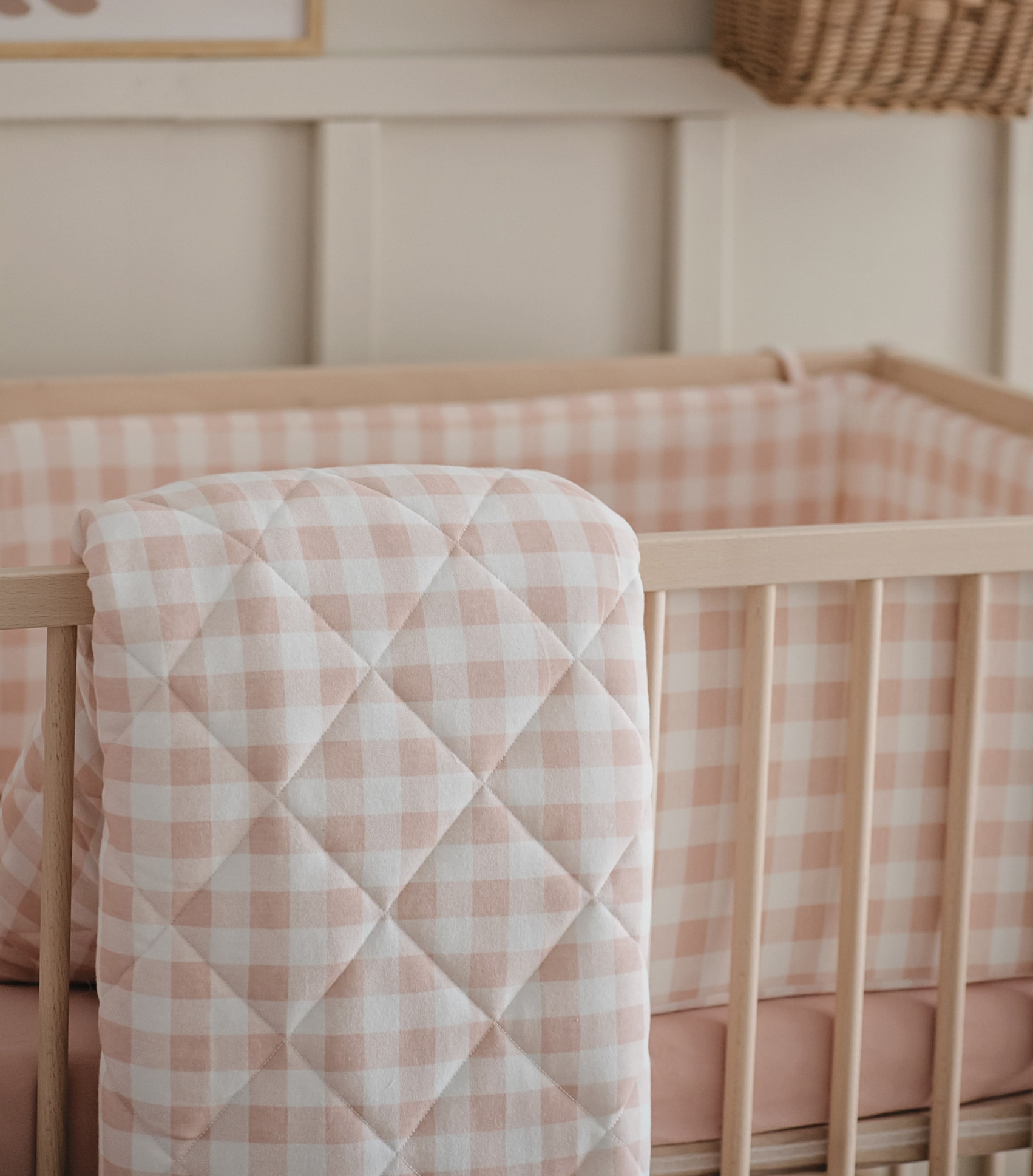 PINK SQERS QUILT BLANKET 2