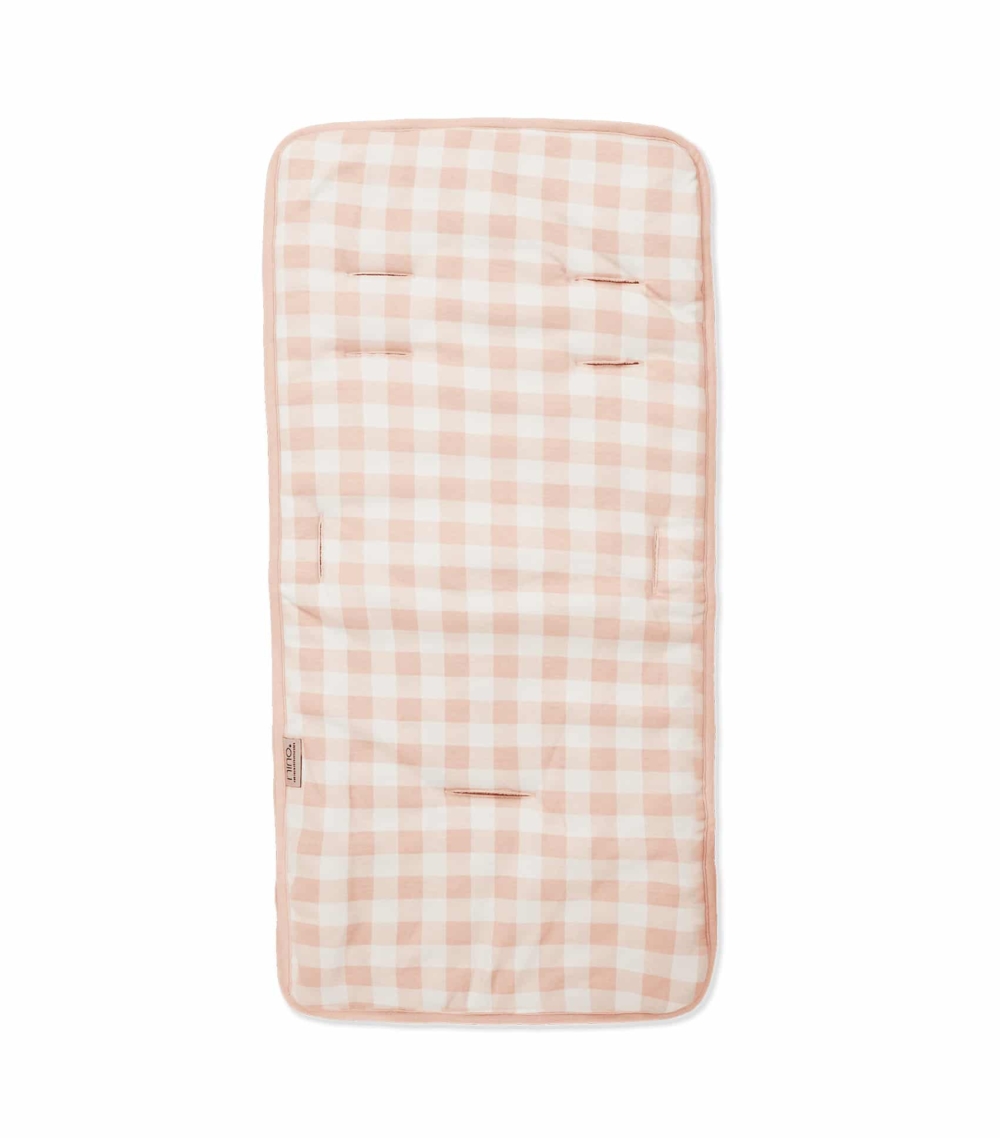 STROLLER LINER PINK SQUERS