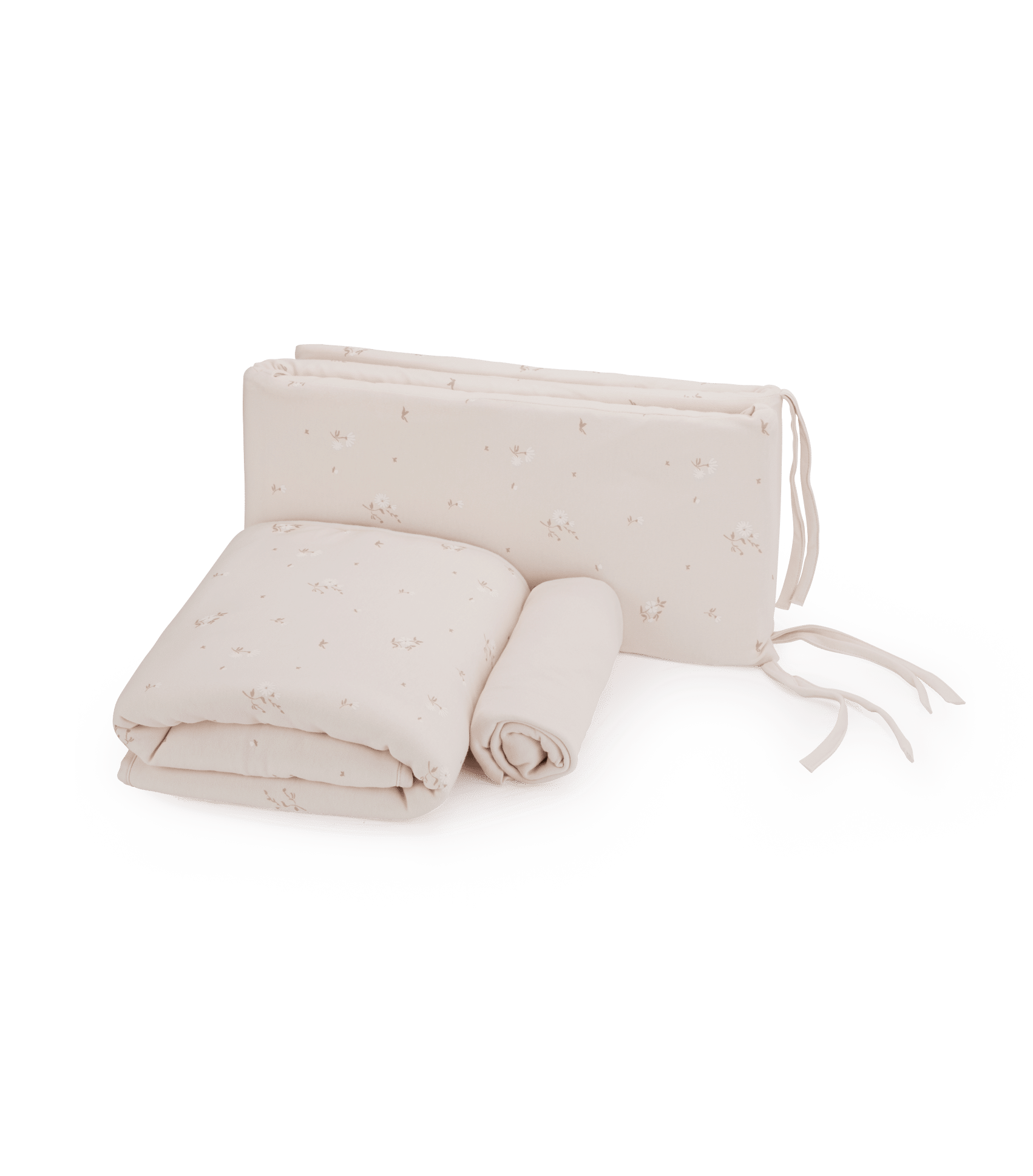 baby bed set - flowery