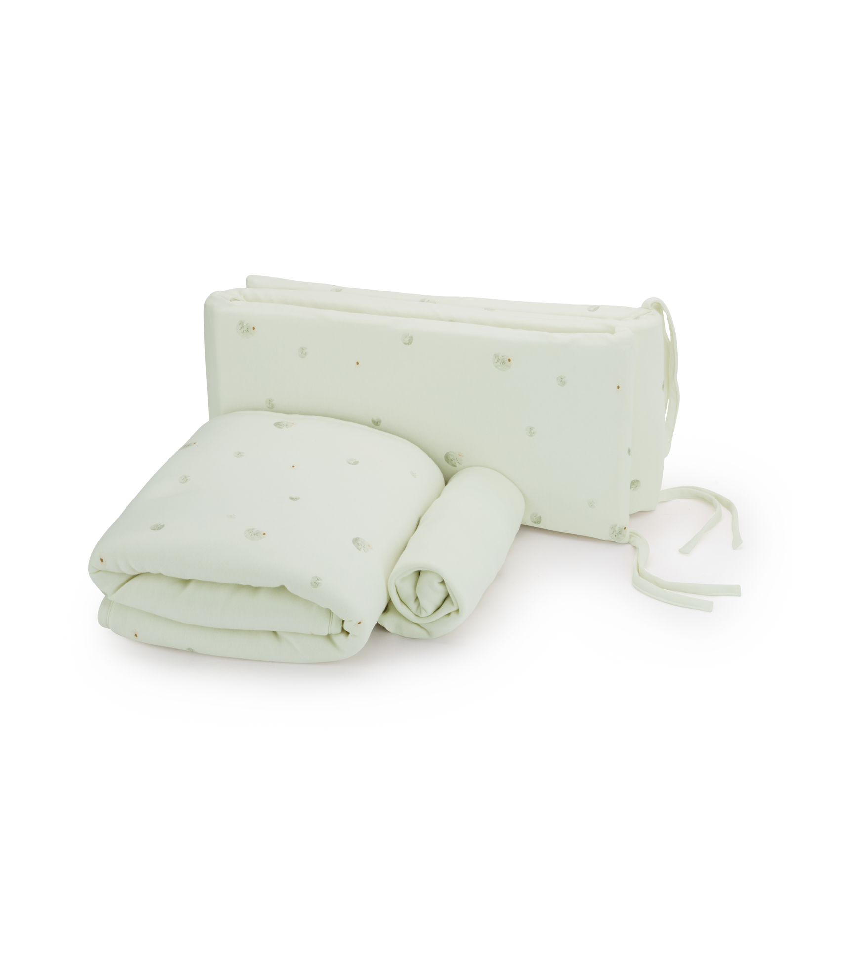 baby bed set - water lilies