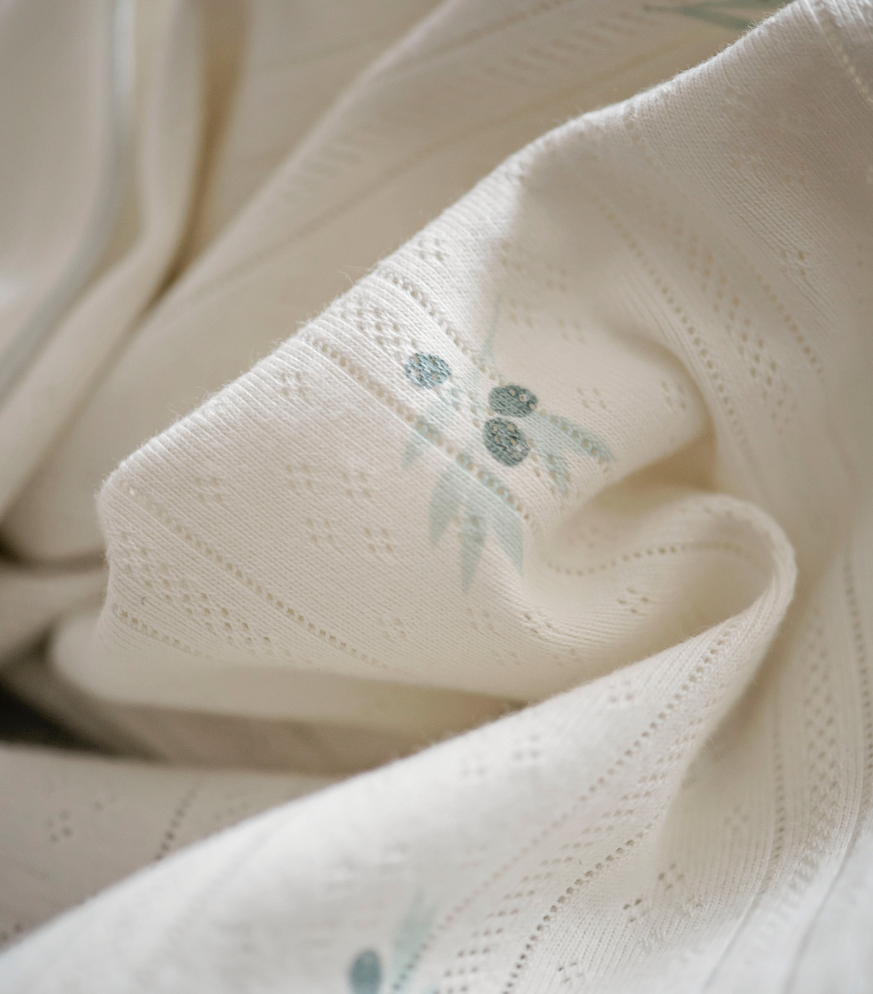 שמיכת פוינטל - זית מנטה LS 4