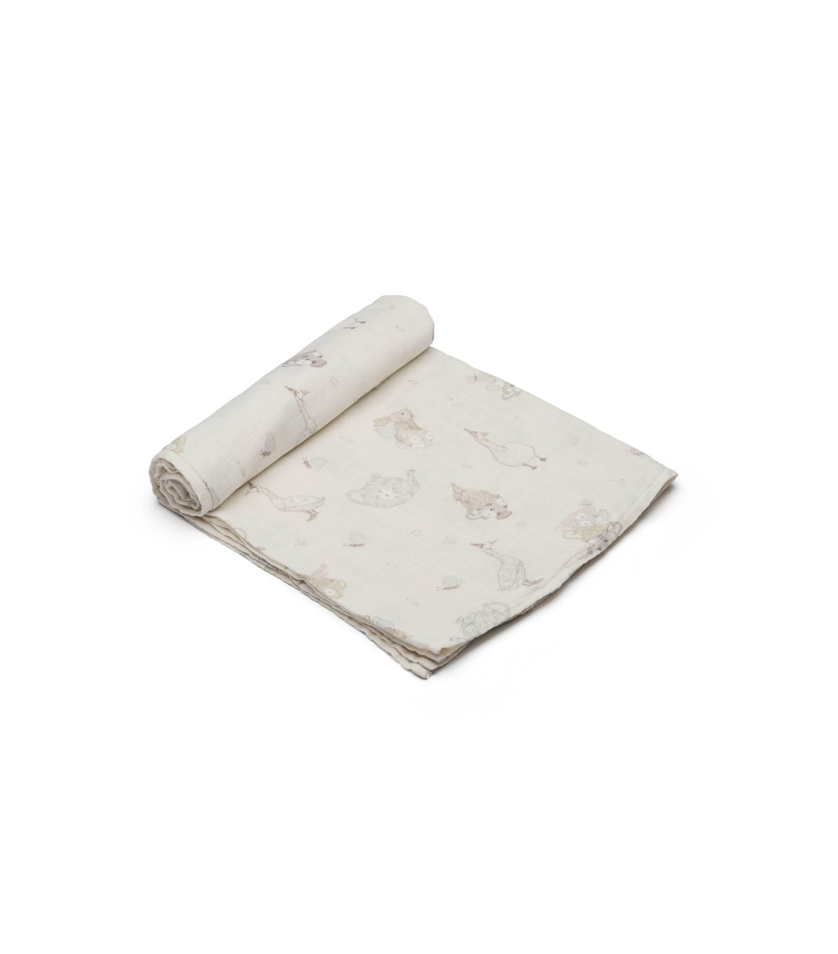 2 swaddles - tea party pp