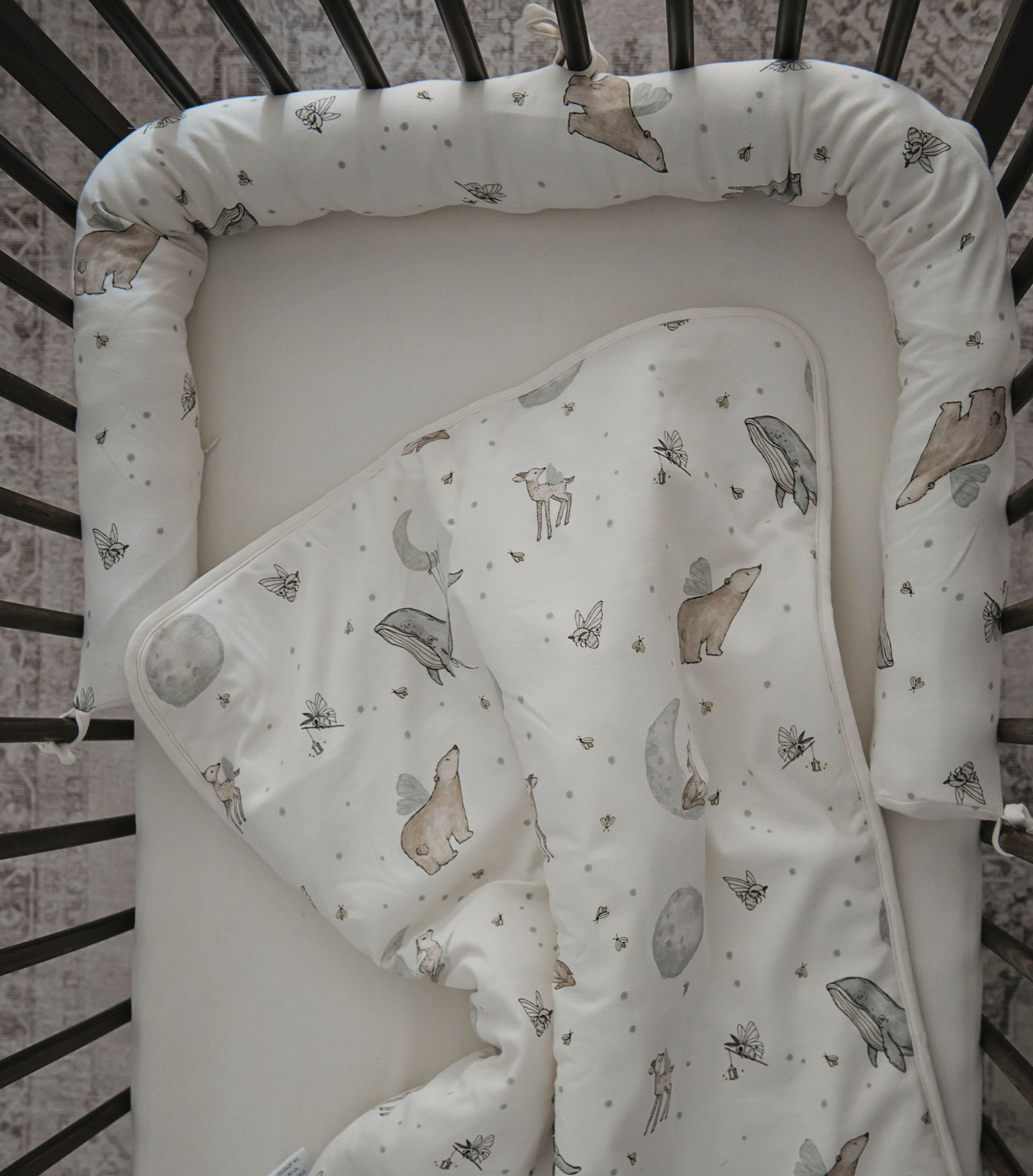 crib set - starry night