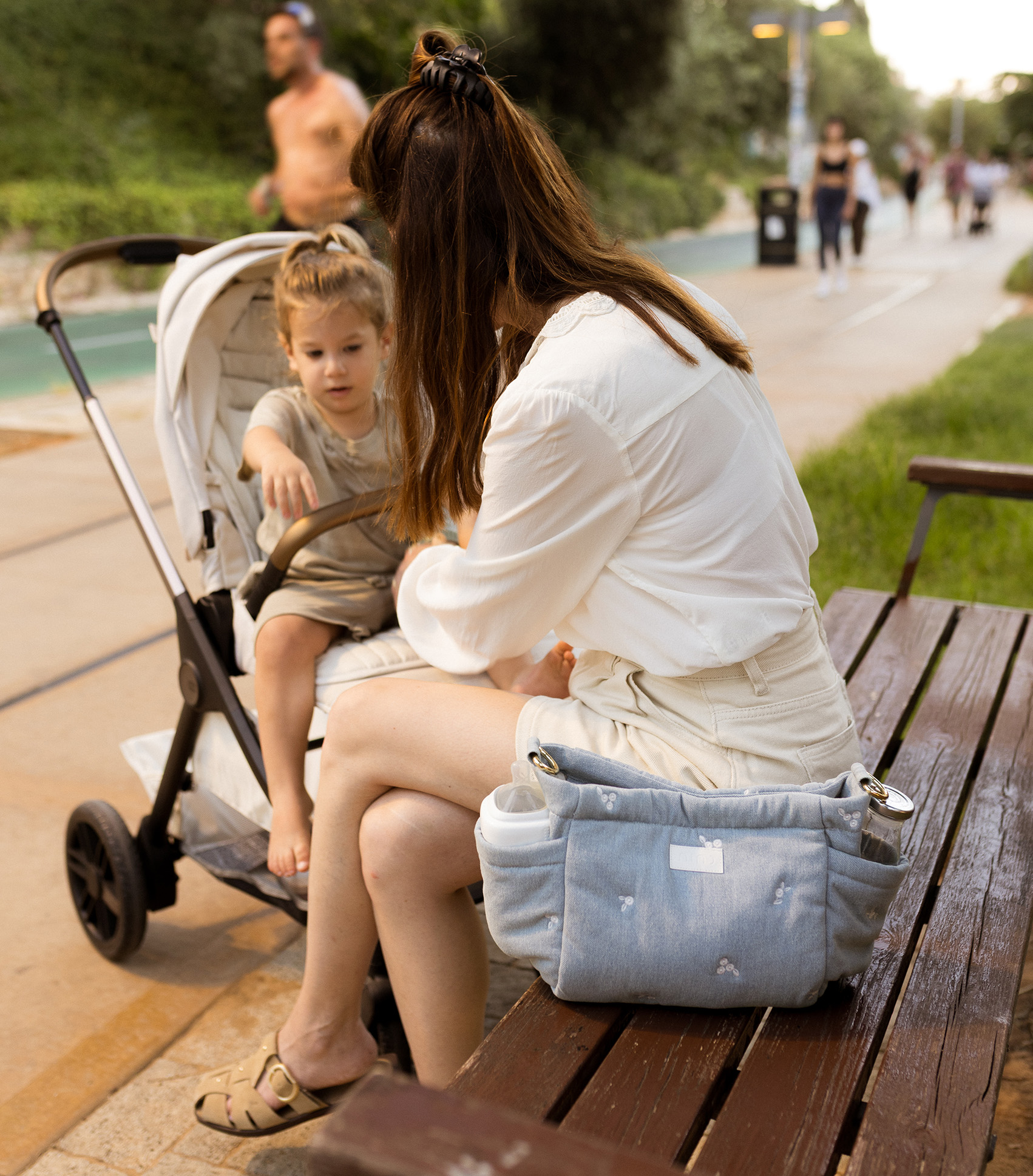 denim stroller orginaizer 3
