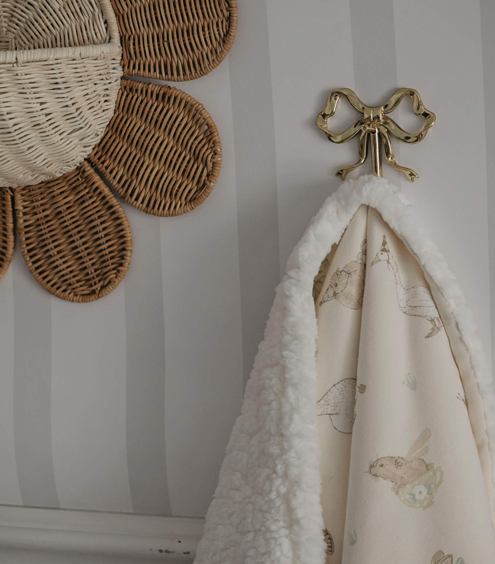 sherpa blanket - tea party 2