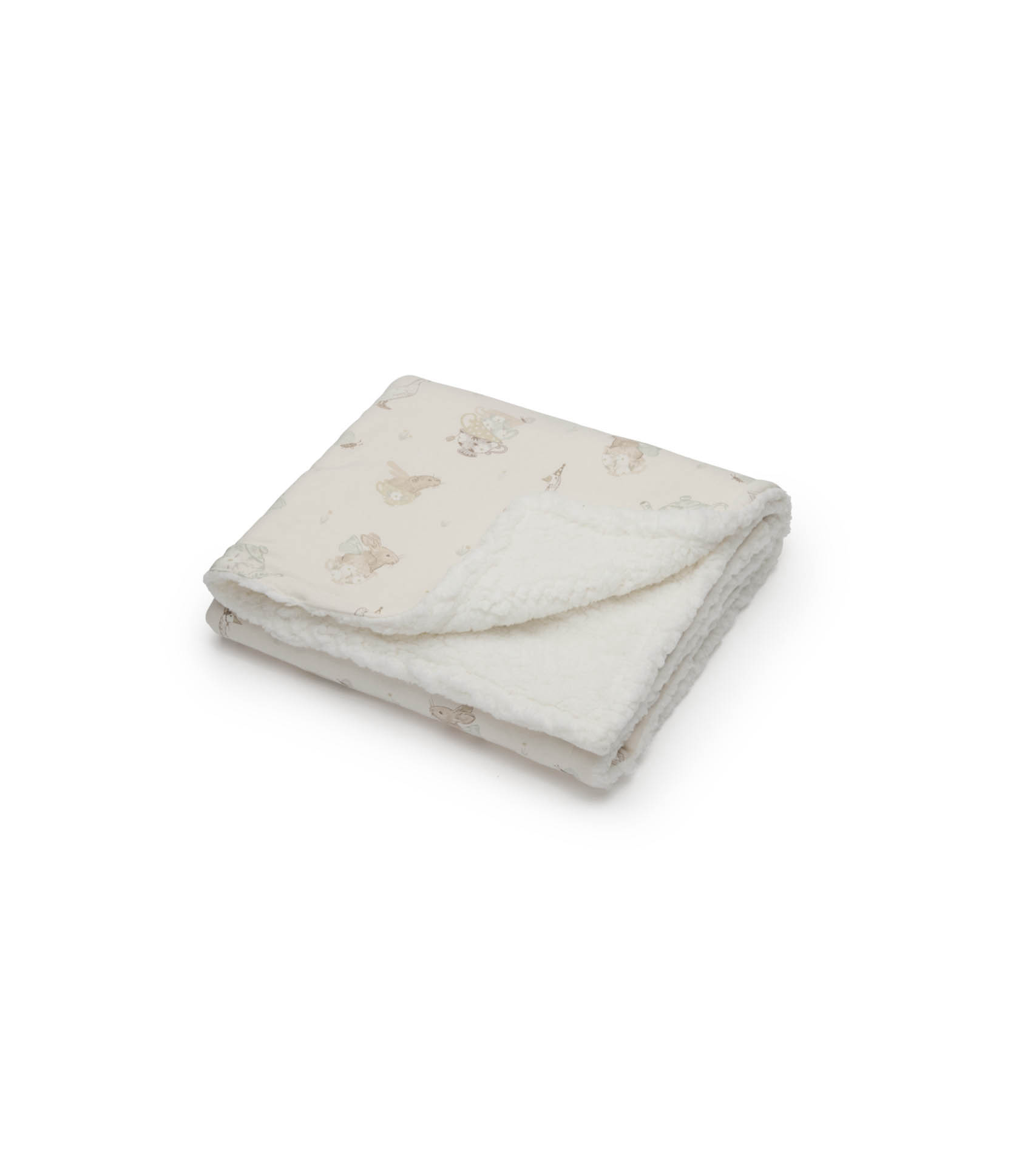 sherpa blanket - tea party pp