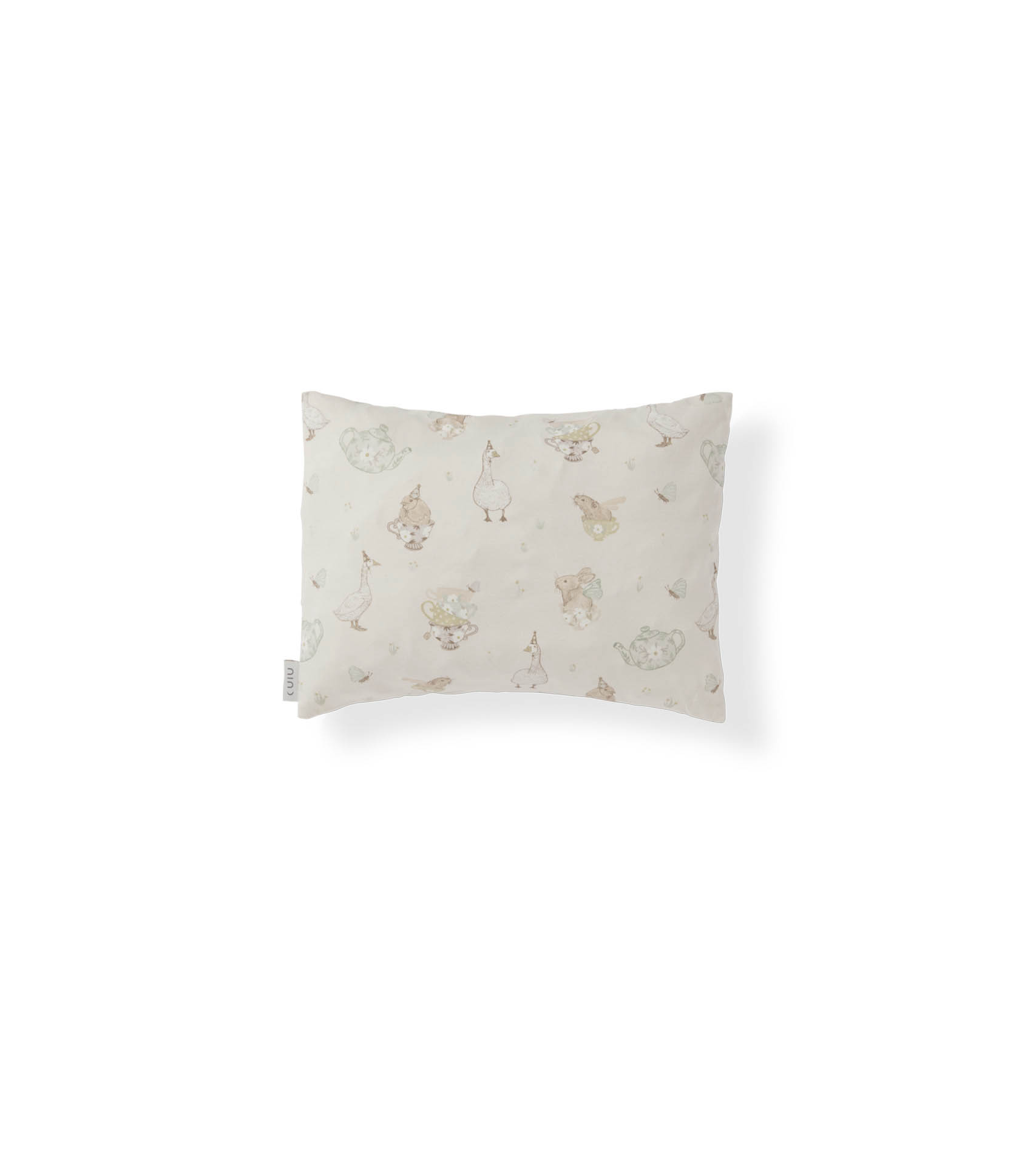 small pillow case -tea party
