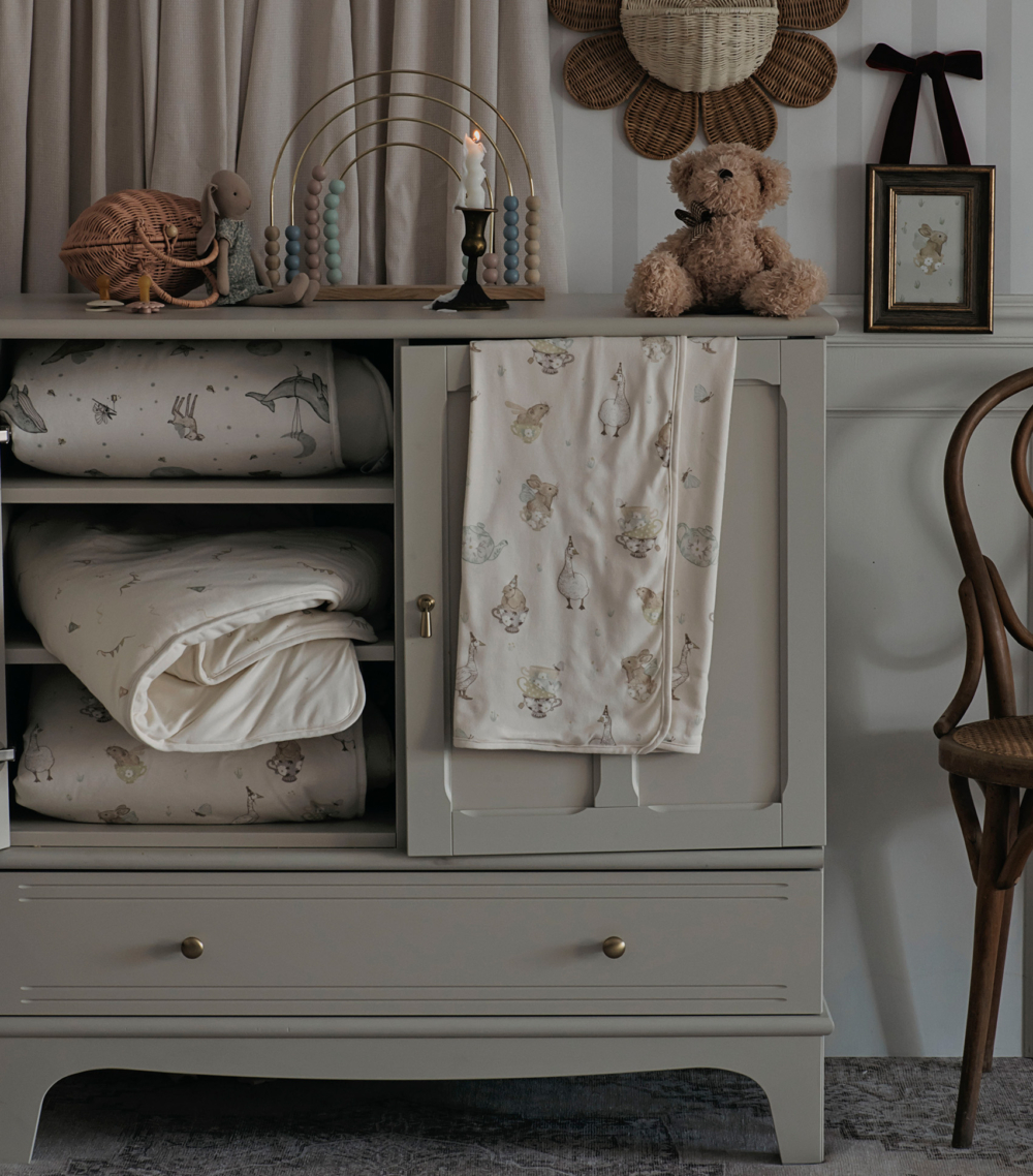 summer blanket - tea party summer blanket - tea party