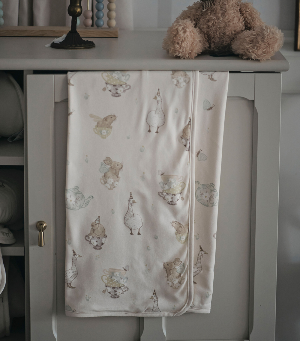 summer blanket - tea party 2 summer blanket - tea party 2